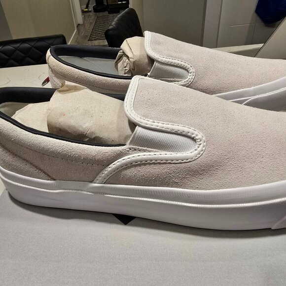 Converse Cons One Star CC Pro A11170C Suede Slip On Cream Skate Shoes MENS 10 - Picture 2 of 12